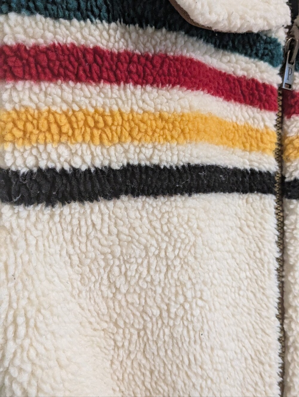 Pendleton Glacier Sunset Stripe Sherpa Coat - Picture 4 of 6